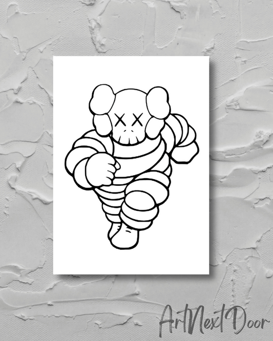 Kaws Chum Man Canvas